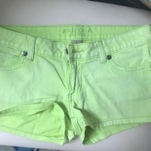 Lime green Arizona shorts